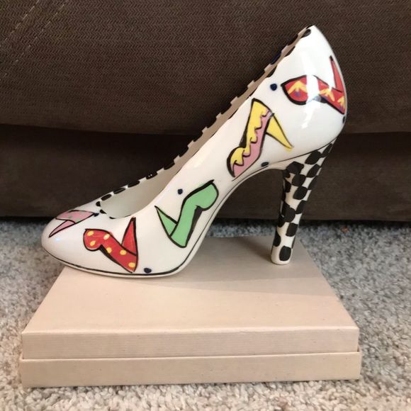 Vintage Robin Sterling Ceramic Shoe - Picture 2 of 3